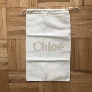 Chloe White Dustbag